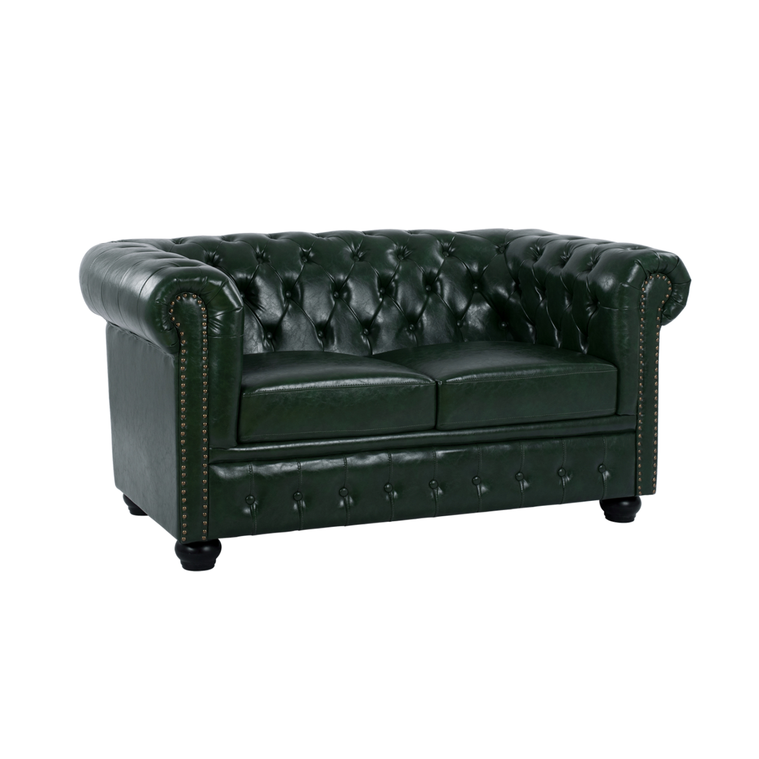 kanapes-2thesios-fb9301008-technoderma-k-8 ΚΑΝΑΠΕΣ 2ΘΕΣΙΟΣ T.CHESTERFIELD HM3010.08 ΤΕΧΝΟΔΕΡΜΑ ΚΥΠΑΡΙΣΣΙ 150x90x72 εκ. - Image 1