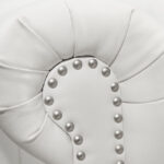 ΚΑΝΑΠΕΣ 2ΘΕΣΙΟΣ T.CHESTERFIELD HM3010.02 ΤΕΧΝΟΔΕΡΜΑ ΛΕΥΚΟ ΜΑΤ 155x90x73 εκ. - Image 4