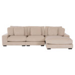 ΚΑΝΑΠΕΣ ΔΕΞΙΑ ΓΩΝΙΑ CRANFIELD HM3287.02R ΜΠΕΖ ΡΙΓΕ ΥΦΑΣΜΑ 315x167(γωνία)x67Υεκ. - Image 4