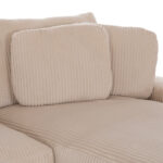 ΚΑΝΑΠΕΣ ΔΕΞΙΑ ΓΩΝΙΑ CRANFIELD HM3287.02R ΜΠΕΖ ΡΙΓΕ ΥΦΑΣΜΑ 315x167(γωνία)x67Υεκ. - Image 6