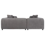 ΚΑΝΑΠΕΣ ΓΩΝΙΑ (ΑΡΙΣΤΕΡΗ) 3-ΘΕΣΙΟΣ GRACE HM3280.03L ΓΚΡΙ ΥΦΑΣΜΑ 252x160x70-90Υεκ - Image 5