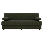ΚΑΝΑΠΕΣ ΚΡΕΒΑΤΙ ANDRI ΤΡΙΘΕΣΙΟΣ DARK OLIVE HM3239.05 180x72x77 εκ. - Image 4