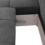 ΚΑΝΑΠΕΣ ΚΡΕΒΑΤΙ ΑΡΙΣΤΕΡΗ ΓΩΝΙΑ COMFYRA HM3336.01L ΓΚΡΙ ΥΦΑΣΜΑ 270x181x75Υεκ - Image 10
