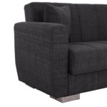 ΚΑΝΑΠΕΣ ΚΡΕΒΑΤΙ POLYA ΔΙΘΕΣΙΟΣ ΓΚΡΙ HM3241.03 153x87x77Υεκ. - Image 9