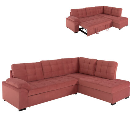 ΚΑΝΑΠΕΣ ΚΡΕΒΑΤΙ JADE HM3144.03R ΔΕΞΙΑ ΓΩΝΙΑ ΣΑΠΙΟ ΜΗΛΟ ΒΕΛΟΥΔΟ 250x80-180x73-88Υεκ.