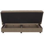 ΚΑΝΑΠΕΣ ΚΡΕΒΑΤΙ ANDRI ΤΡΙΘΕΣΙΟΣ ΚΑΦΕ HM3239.02 180x72x77Υ εκ. - Image 5