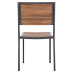 ΚΑΡΕΚΛΑ ΑΛΟΥΜΙΝΙΟΥ SAGA HM6063.02 ΣΚΟΥΡΟ ΓΚΡΙ ΜΕ POLYWOOD 46x52x86Υεκ. - Image 6
