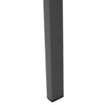 ΚΑΡΕΚΛΑ ΑΛΟΥΜΙΝΙΟΥ SAGA HM6063.02 ΣΚΟΥΡΟ ΓΚΡΙ ΜΕ POLYWOOD 46x52x86Υεκ. - Image 10