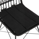 ΚΑΡΕΚΛΑ ΕΞ.ΧΩΡΟΥ ALLEGRA HM5453.12 ΜΕΤΑΛΛΟ-ΜΑΞΙΛΑΡΙ-WICKER ΜΑΥΡΟ 52x52x83,5Yεκ. - Image 8