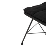 ΚΑΡΕΚΛΑ ΕΞ.ΧΩΡΟΥ ALLEGRA HM5453.12 ΜΕΤΑΛΛΟ-ΜΑΞΙΛΑΡΙ-WICKER ΜΑΥΡΟ 52x52x83,5Yεκ. - Image 10