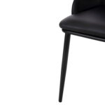 ΚΑΡΕΚΛΑ DELF HM9617.01 PU ΜΑΥΡΟ-ΜΑΥΡΑ ΜΕΤΑΛ. ΠΟΔΙΑ-ΞΥΛΙΝΗ ΠΛΑΤΗ ΦΥΣΙΚΟ 48x55x76Υεκ. - Image 10