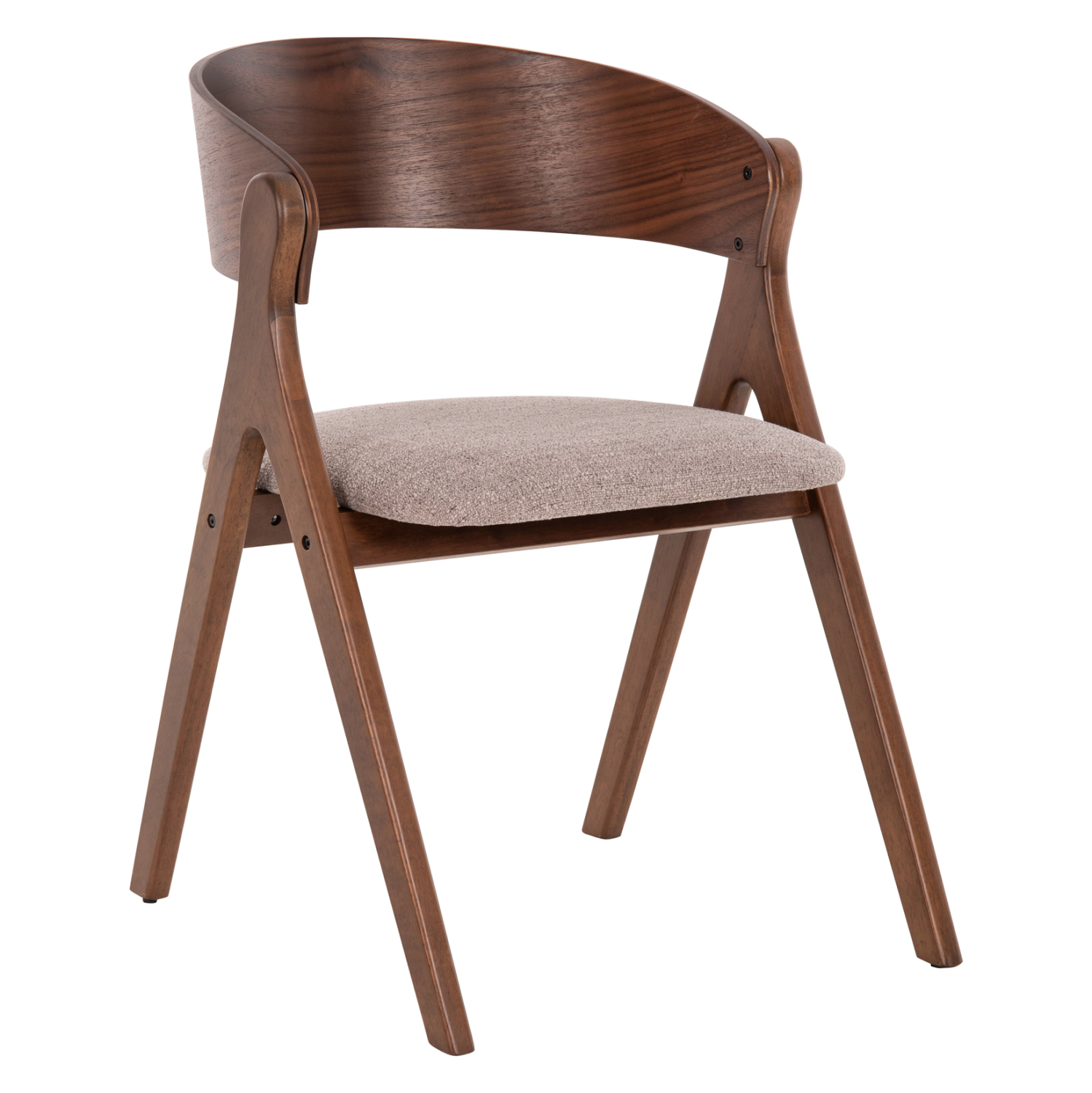 karekla-fb9973901-rubberwood-se-karydi-m-9 ΚΑΡΕΚΛΑ NEKKER HM9739.01 RUBBERWOOD ΣΕ ΚΑΡΥΔΙ-ΜΠΕΖ ΥΦΑΣΜΑ ΚΑΘΙΣΜΑ 56x55x78Yεκ. - Image 1