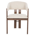 ΚΑΡΕΚΛΑ ZARRA HM9970.03 RUBBERWOOD ΣΕ ΚΑΡΥΔΙ-ΕΚΡΟΥ ΜΠΟΥΚΛΕ ΥΦΑΣΜΑ 55,5x59x81,5Υεκ - Image 3