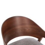 ΚΑΡΕΚΛΑ NERO HM9972 RUBBERWOOD ΣΕ ΚΑΡΥΔΙ-ΓΚΡΙ ΥΦΑΣΜΑ ΚΑΘΙΣΜΑ 56x56x78Yεκ. - Image 9