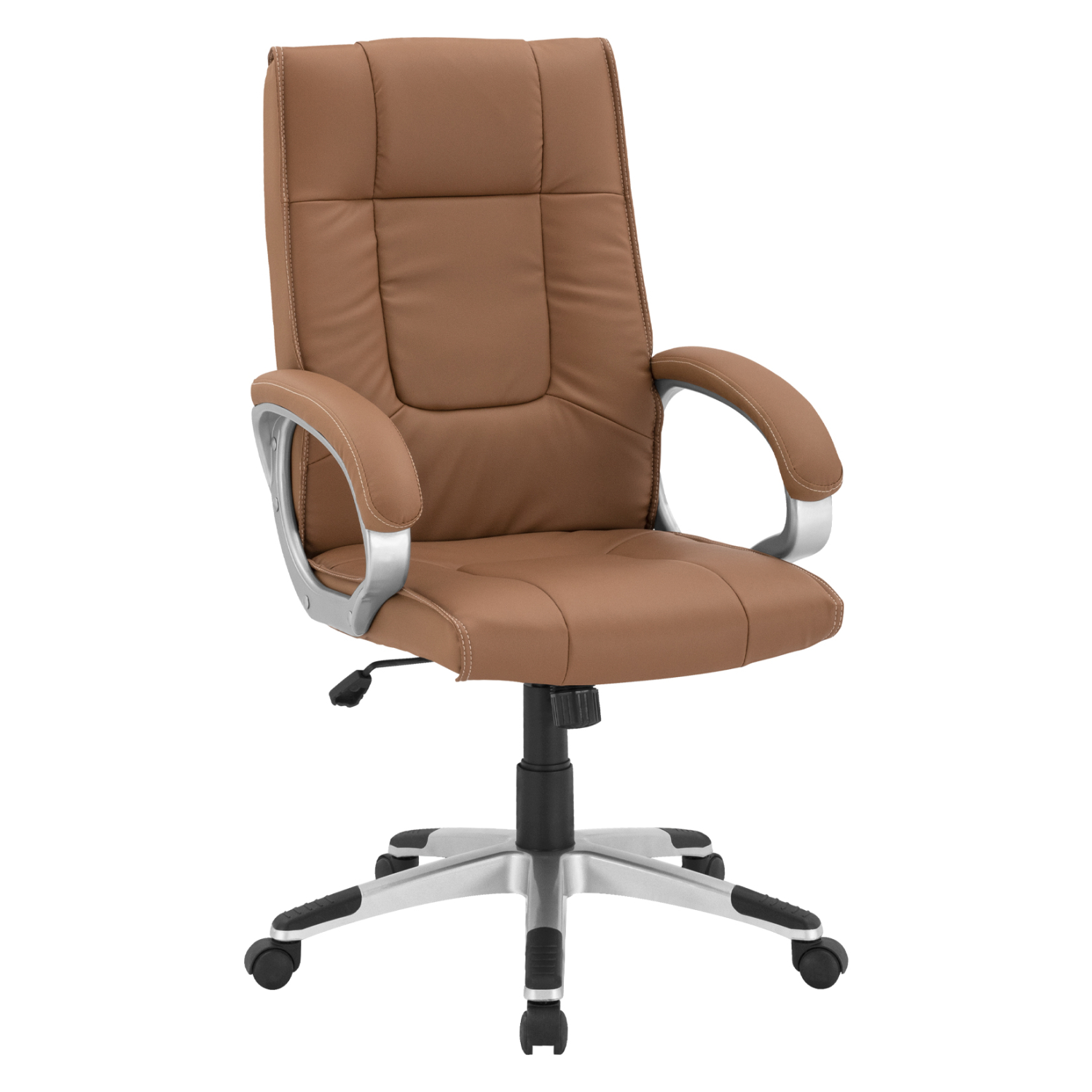 karekla-grafeioy-dieythyntiki-fb9109209-1-1 ΚΑΡΕΚΛΑ ΓΡΑΦΕΙΟΥ CHANDER HM1092.09 ΣΕ CAMEL ΑΠΟΧΡΩΣΗ 63x66x116 εκ. - Image 1