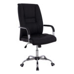 ΚΑΡΕΚΛΑ ΓΡΑΦΕΙΟΥ ANGEE HM1106.01 PU ΣΕ ΧΡΩΜΑ ΜΑΥΡΟ 58,5x70x120Υεκ