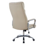 ΚΑΡΕΚΛΑ ΓΡΑΦΕΙΟΥ SHASHI HM1093.07 PU ΣΕ ΕΚΡΟΥ 63x80x118-126Yεκ - Image 5