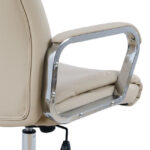 ΚΑΡΕΚΛΑ ΓΡΑΦΕΙΟΥ SHASHI HM1093.07 PU ΣΕ ΕΚΡΟΥ 63x80x118-126Yεκ - Image 8