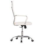 ΚΑΡΕΚΛΑ ΓΡΑΦΕΙΟΥ BOSS ΔΙΕΥΘΥΝΤΟΥ HM1059.32 ΛΕΥΚΟ PU ΠΟΔΙ ΧΡΩΜΙΟΥ 53x57x109Υεκ. - Image 4