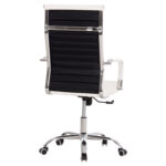 ΚΑΡΕΚΛΑ ΓΡΑΦΕΙΟΥ BOSS ΔΙΕΥΘΥΝΤΟΥ HM1059.32 ΛΕΥΚΟ PU ΠΟΔΙ ΧΡΩΜΙΟΥ 53x57x109Υεκ. - Image 5