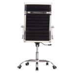 ΚΑΡΕΚΛΑ ΓΡΑΦΕΙΟΥ BOSS ΔΙΕΥΘΥΝΤΟΥ HM1059.32 ΛΕΥΚΟ PU ΠΟΔΙ ΧΡΩΜΙΟΥ 53x57x109Υεκ. - Image 6