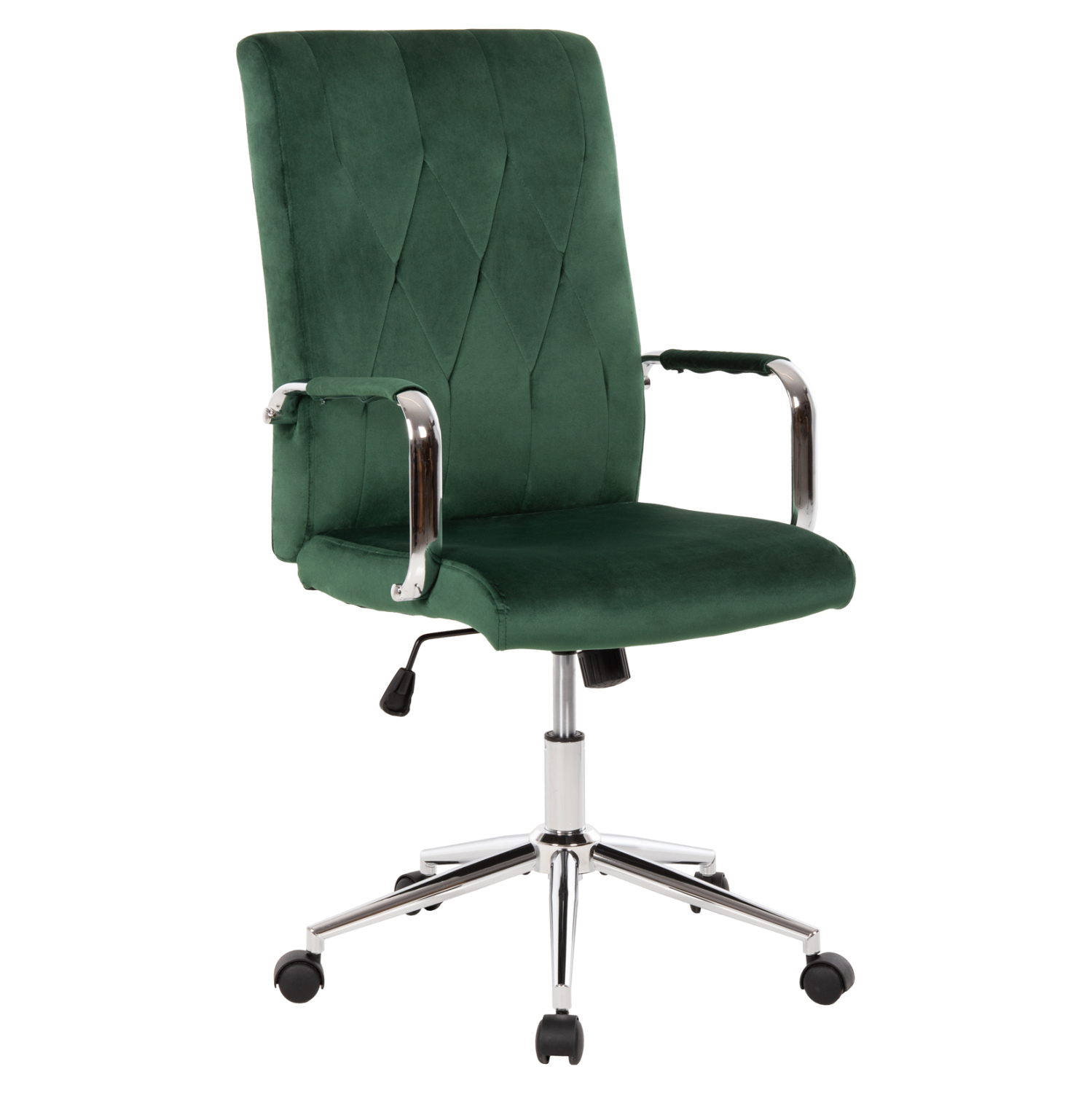karekla-grafeioy-fb9118103-kyparissi-bel-9 ΚΑΡΕΚΛΑ ΓΡΑΦΕΙΟΥ JOSEF HM1181.03 ΚΥΠΑΡΙΣΣΙ ΒΕΛΟΥΔΟ-INOX ΒΑΣΗ 58x61x105-113Yεκ. - Image 1