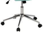 ΚΑΡΕΚΛΑ ΓΡΑΦΕΙΟΥ JOSEF HM1181.08 ΜΕΝΤΑ ΒΕΛΟΥΔΟ-INOX ΒΑΣΗ 58x61x105-113Yεκ. - Image 9