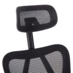 ΚΑΡΕΚΛΑ ΓΡΑΦΕΙΟΥ MEXER HM1195.01 ΜΑΥΡΟ MESH-PP ΒΑΣΗ 68x70x136Υεκ. - Image 7