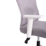 ΚΑΡΕΚΛΑ ΓΡΑΦΕΙΟΥ MEXER HM1195.02 ΓΚΡΙ MESH-PP ΒΑΣΗ-ΣΚΕΛΕΤΟΣ ΛΕΥΚΟΣ 68x70x136Υεκ. - Image 9
