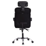 ΚΑΡΕΚΛΑ ΓΡΑΦΕΙΟΥ CRONER HM1196.01 ΜΑΥΡΟ MESH-ΜΕΤΑΛ.ΒΑΣΗ 58x99x120Υεκ. - Image 7