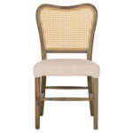 ΚΑΡΕΚΛΑ ΤΟΟΝ ΞΥΛΟ RATTAN ΥΦΑΣΜΑ HM9406.04 47x52x91,5Υεκ. - Image 3