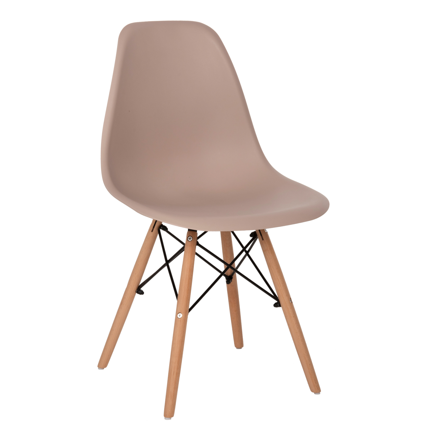 karekla-trapezarias-2tmch-fb9846055-kapo-10 ΚΑΡΕΚΛΑ ΤΡΑΠΕΖΑΡΙΑΣ 2ΤΜΧ TWIST HM8460.55 ΚΑΠΟΥΤΣΙΝΟ PP--ΞΥΛΟ ΟΞΙΑΣ 46x50x82Υεκ. - Image 1