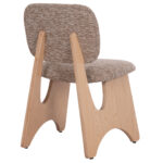 ΚΑΡΕΚΛΑ ΤΡΑΠΕΖΑΡΙΑΣ BELLISI HM18248.01 ΚΑΦΕ ΥΦΑΣΜΑ-PLYWOOD ΧΡΩΜΑ ΔΡΥΟΣ 53x56x78Υεκ. - Image 5