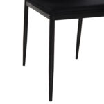 ΚΑΡΕΚΛΑ ΤΡΑΠΕΖΑΡΙΑΣ PERKY HM18347.02 ΜΑΥΡΟ ΥΦΑΣΜΑ & ΜΕΤΑΛΛΙΚΑ ΠΟΔΙΑ 44x60x87Υεκ - Image 9