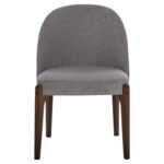 ΚΑΡΕΚΛΑ ΤΡΑΠΕΖΑΡΙΑΣ RAMMER HM9744.01 RUBBERWOOD ΣΕ ΚΑΡΥΔΙ-ΓΚΡΙ ΥΦΑΣΜΑ 57x55x86Υεκ. - Image 3