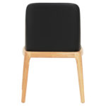 KΑΡΕΚΛΑ ΤΡΑΠΕΖΑΡΙΑΣ FURLAN HM9944.01 RUBBERWOOD-ΜΑΥΡΟ PU 54,5x58x86Υεκ - Image 5