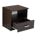 ΚΟΜΟΔΙΝΟ ΜΕ ΣΥΡΤΑΡΙ ADLER HM2431.02 ΜΕΛΑΜΙΝΗ WENGE 45x40x48Υεκ. - Image 3