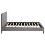ΚΡΕΒΑΤΙ BECCA ΑΠΟ ΥΦΑΣΜΑ ΓΚΡΙ HM553.11 ΓΙΑ ΣΤΡΩΜΑ 150x200 EK. - Image 5