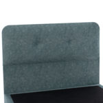 ΚΡΕΒΑΤΙ DOLORES ΑΠΟ ΥΦΑΣΜΑ LIGHT GREEN HM649.27 ΓΙΑ ΣΤΡΩΜΑ 90x200 εκ. - Image 6
