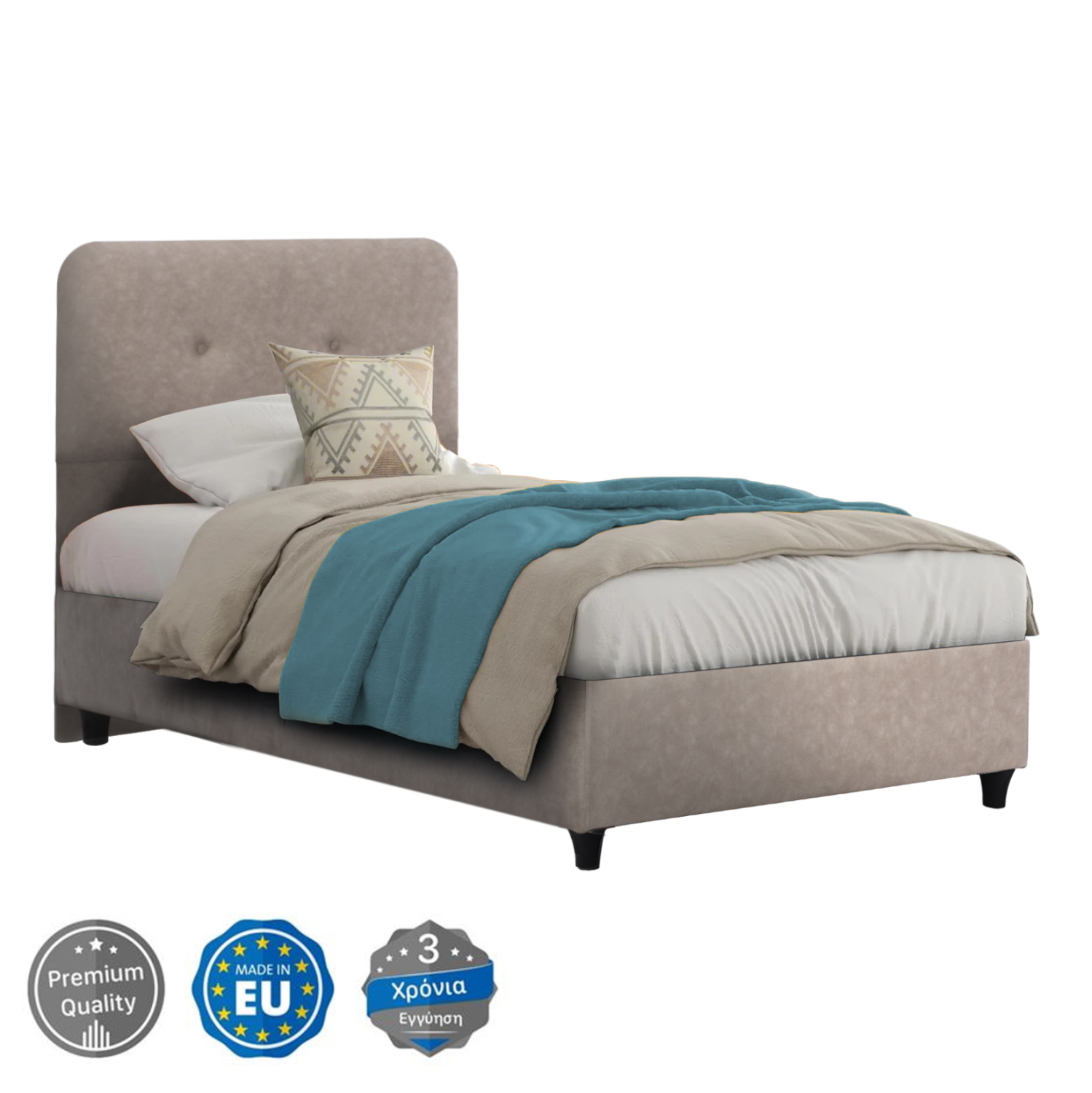 krebati-dolores-mpez-yfasma-fb964922-gia-9 ΚΡΕΒΑΤΙ DOLORES ΜΠΕΖ ΥΦΑΣΜΑ HM649.22 ΓΙΑ ΣΤΡΩΜΑ 90x200 εκ. - Image 1