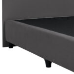 ΚΡΕΒΑΤΙ MALENA ΑΠΟ ΓΚΡΙ ΒΕΛΟΥΔΟ HM647.10 ΓΙΑ ΣΤΡΩΜΑ 120x200 εκ. - Image 7