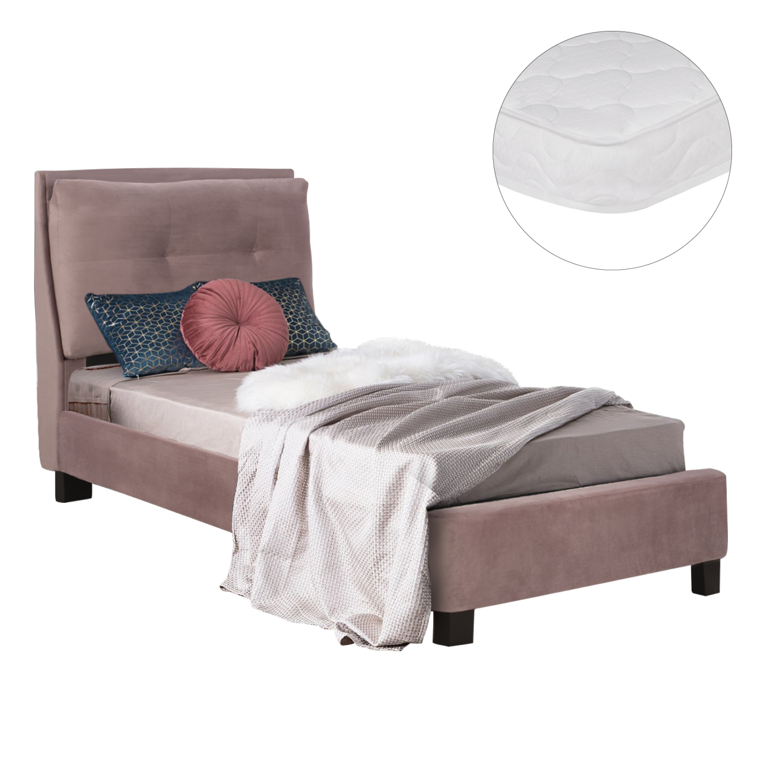 krebati-me-stroma-fb92128202-sapio-milo-1-1 ΚΡΕΒΑΤΙ ΜΕ ΣΤΡΩΜΑ RILEY HM21282.02 ΣΑΠΙΟ ΜΗΛΟ ΒΕΛΟΥΔΟ--ΓΙΑ 90x200εκ - Image 1