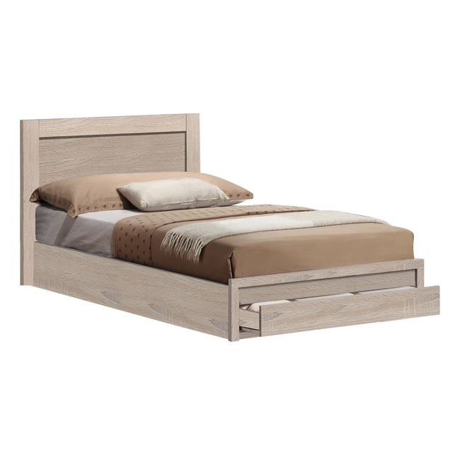 krebati-melany-hm34602-me-1-syrtari-sona-2 ΚΡΕΒΑΤΙ MELANY HM346.02 ΜΕ 1 ΣΥΡΤΑΡΙ SONOMA 90Χ190 εκ. - Image 1