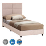 ΚΡΕΒΑΤΙ ΜΟΝΟ MILO HM652.32 ΜΠΕΖ TEDDY ΥΦΑΣΜΑ ΓΙΑ ΣΤΡΩΜΑ 90x200εκ