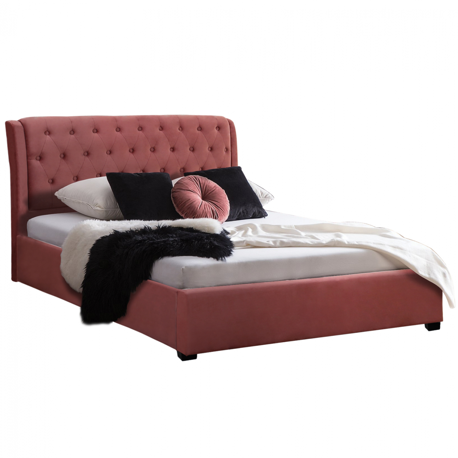 krebati-odalys-150x200-beloydo-yfasma-sa ΚΡΕΒΑΤΙ ODALYS 150X200 ΒΕΛΟΥΔΟ ΥΦΑΣΜΑ ΣΑΠΙΟ ΜΗΛΟ HM549.12 164x223x100 εκ. - Image 1