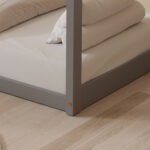 ΚΡΕΒΑΤΙ ΠΑΙΔΙΚΟ PEPE HM678.05 τ.MONTESSORI ΞΥΛΟ ΠΕΥΚΟ ΓΚΡΙ- 140x70εκ - Image 7