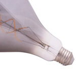 ΛΑΜΠΤΗΡΑΣ LED FILAMENT 8W E27 3000K SMOKE COLOR DIMMABLE  HM4052.03 - Image 3