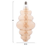 ΛΑΜΠΤΗΡΑΣ LED FILAMENT 8W E27 3000K GOLD COLOR DIMMABLE  HM4056.02 - Image 2