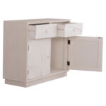 ΜΠΟΥΦΕΣ ΣΕΙΡΑ SANTORINI HM18046 MDF ΣΕ ΥΠΟΛΕΥΚΟ ΧΡΩΜΑ-2 ΣΥΡΤΑΡΙΑ & 2 ΠΟΡΤΕΣ 107x38x82,5Υεκ. - Image 9