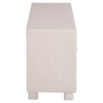 ΜΠΟΥΦΕΣ ΣΕΙΡΑ SANTORINI HM18068 MDF ΣΕ ΥΠΟΛΕΥΚΟ ΧΡΩΜΑ-3 ΠΟΡΤΕΣ 140x38x64Υεκ. - Image 4